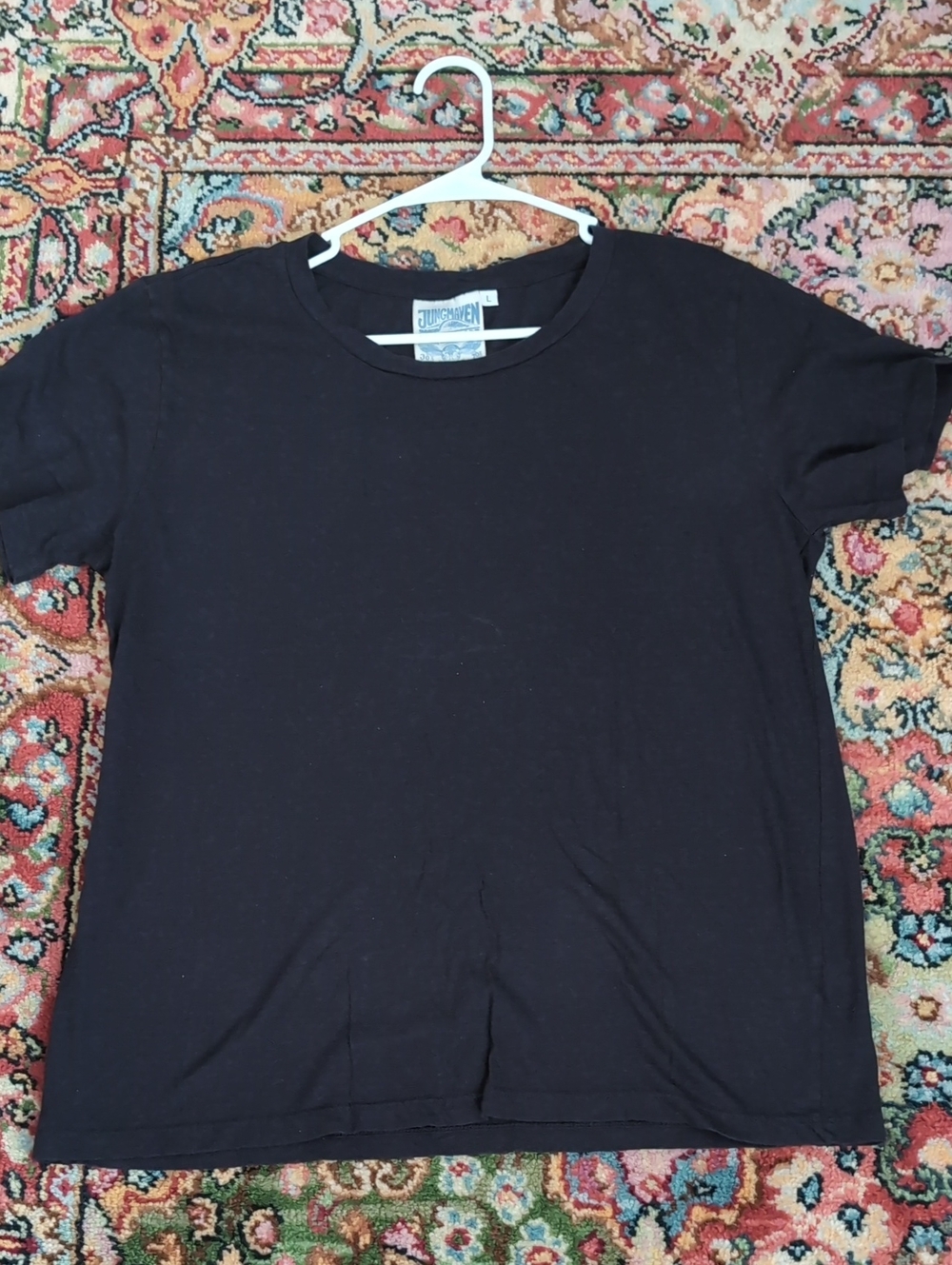 Jungmaven Black Short Sleeve Crew Tee
